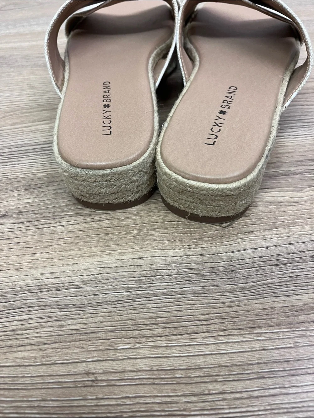 Lucky Brand Gayte Espadrille Animal print sandals Sz 9